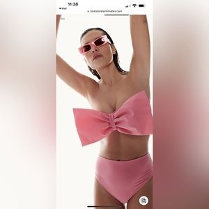 Love stories bow swim top